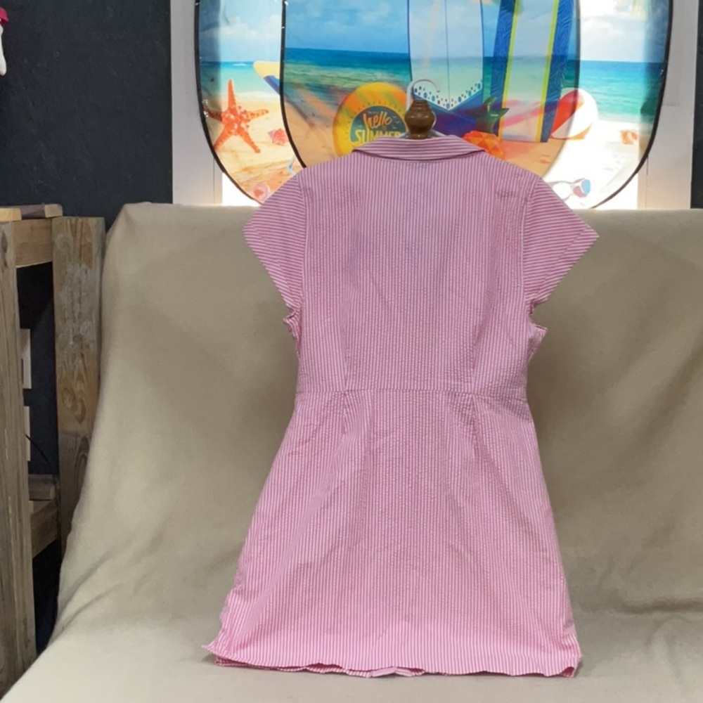 Vineyard Vines Pink Striped Dress - Picture 4 of 5